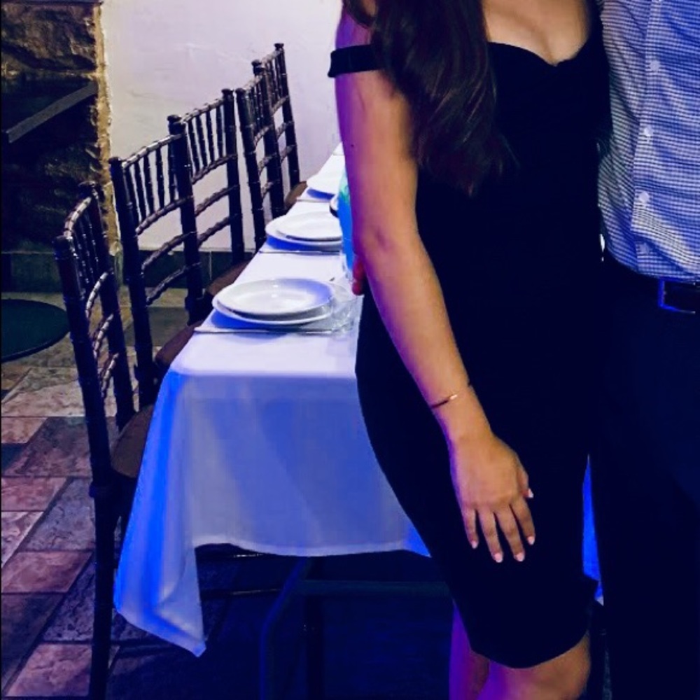Off the Shoulder Topshop Dress